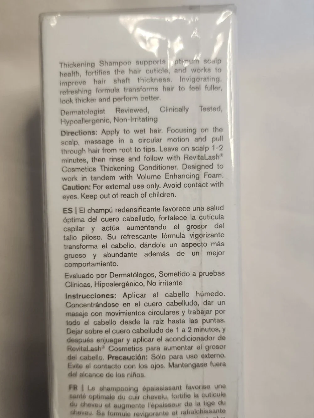 RevitaLash Thickening Shampoo .
